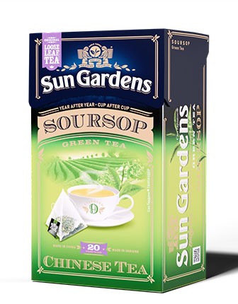 SunGardens Soursop Tea 20 pyramids