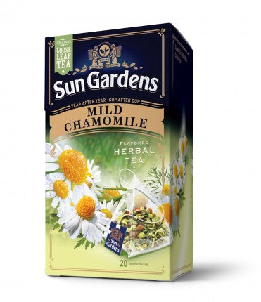 Sun Gardens Herbal tea "Mild Chamomile" 32g (20*1.6g), pyramid tea bags