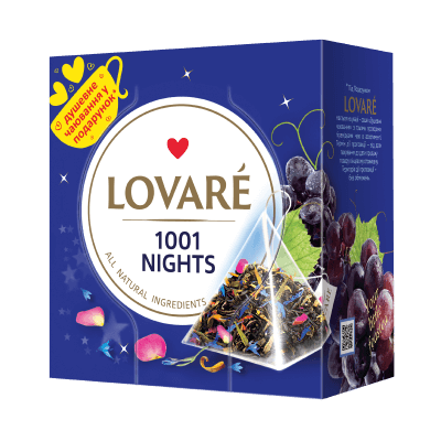 LOVARE 1001 Nights Tea Pyramids
