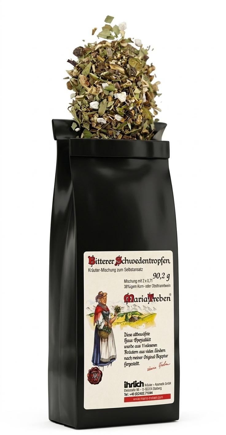 Maria Treben Swedish Bitters 11 herbs Open Bag