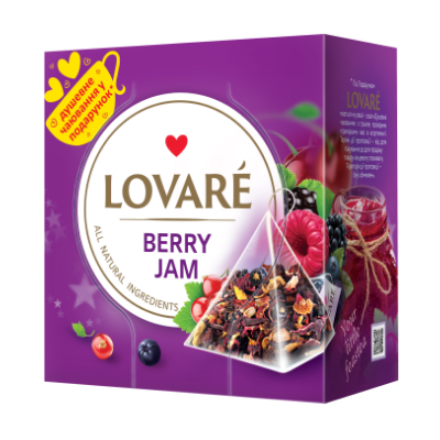 LOVARE Berry jam Tea Pyramids