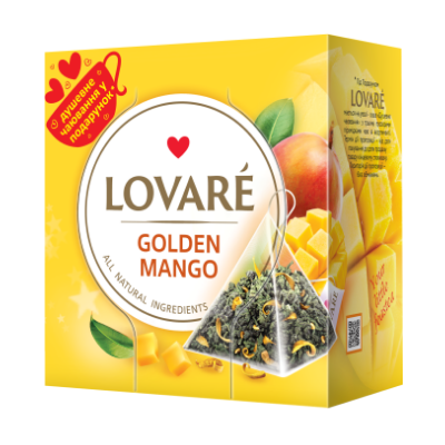 LOVARE Golden mango Tea Pyramids