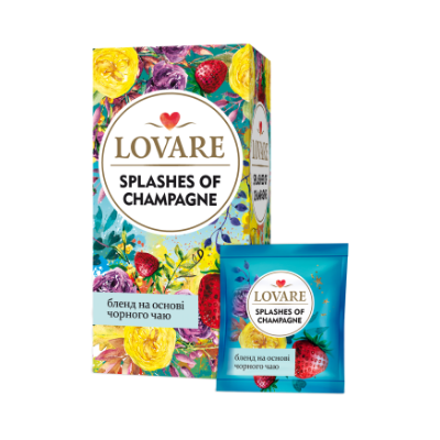 LOVARE Splashes of champagne Tea Bags